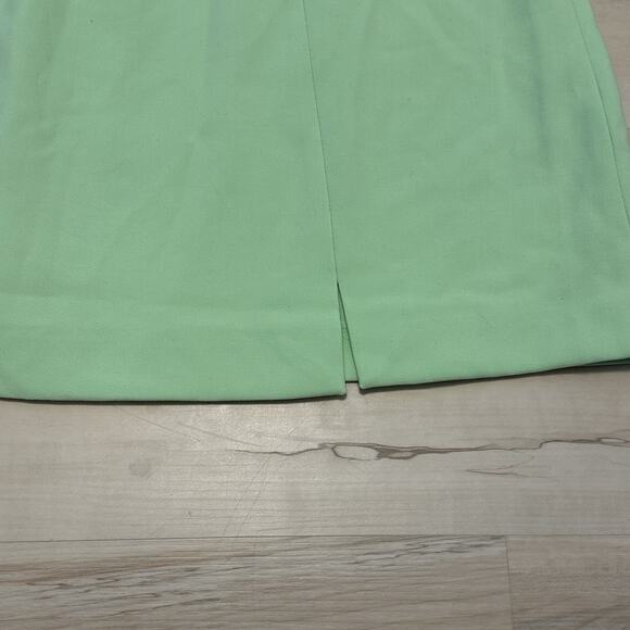 French Connection Women L Dress Mini Square Neck Adjustable Strap Lime Green - Picture 4 of 11